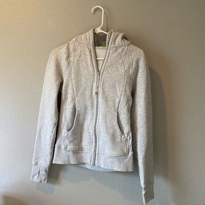 Lululemon Gray Full-zip Hoodie!